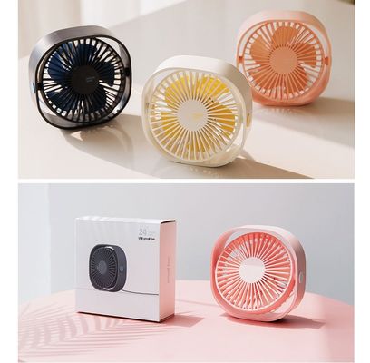 129*122*52 mm Mini Desktop USB Fan con comodità di ricarica e design leggero