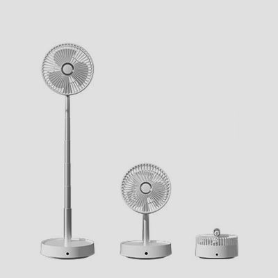 Installazione a pavimento Ventilatore di tasca pieghevole Funzione regolabile ricaricabile per l'alimentazione dell'aria