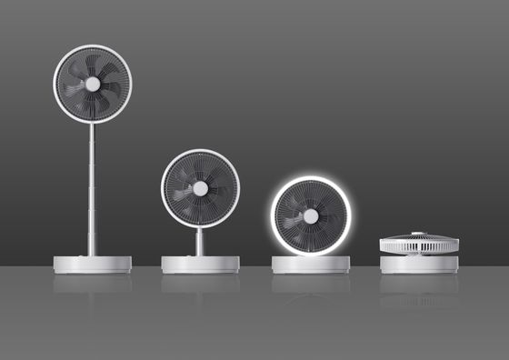 Controllo remoto a contatto con ventilatore di raffreddamento telescopico intelligente per installazione a pavimento