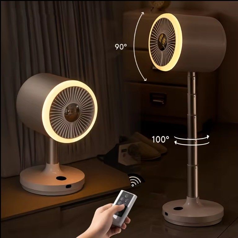 Fonte di alimentazione usb Ventilatore a terra ricaricabile con ventilatore da tavolo portatile leggero