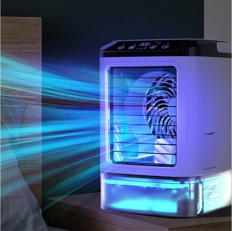 7 colori LED Light Air Cooler con funzione di spruzzo di nebbia per la soluzione di raffreddamento delle camere d'albergo
