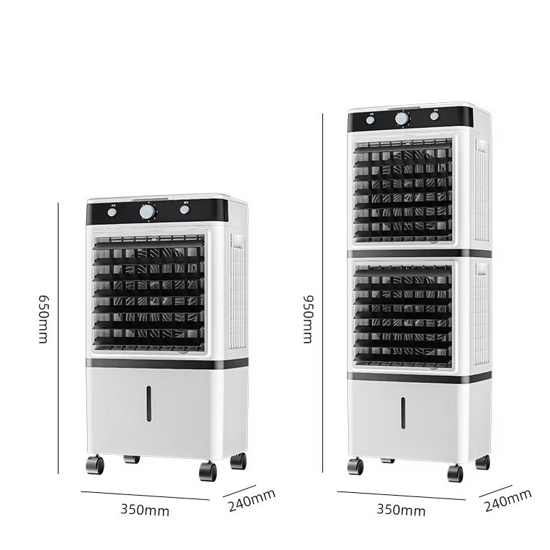 Inglese Linguaggio di funzionamento 14L Ventilatore di raffreddamento dell'aria mobile ad acqua per l'installazione a pavimento