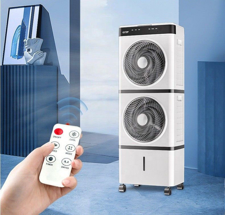 14L doppio strato evaporativo mobile pavimento meccanico acqua raffreddamento dell'aria ventilatore raffreddatore dell'aria
