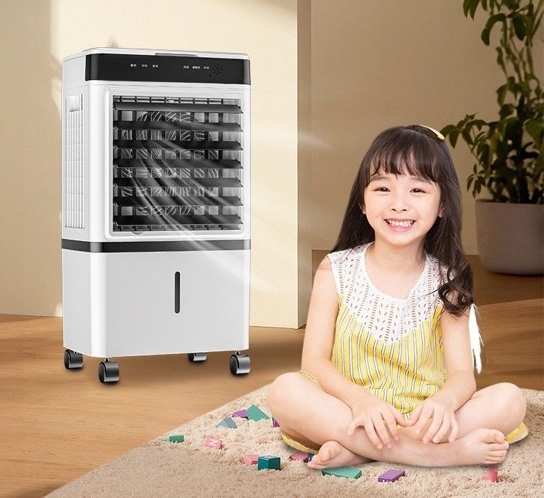 14L ventilatore di raffreddamento di grande capacità Cooler d'aria evaporativo con cronometro di 12 ore facile installazione