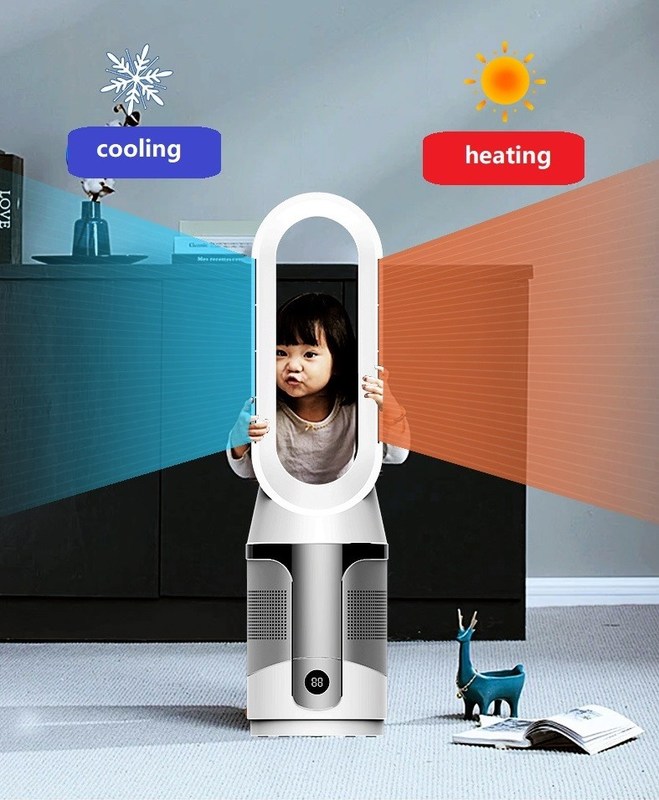 Hotel Personal Air Cooler con design senza lame e dimensioni di 21,5*21,5*72cm