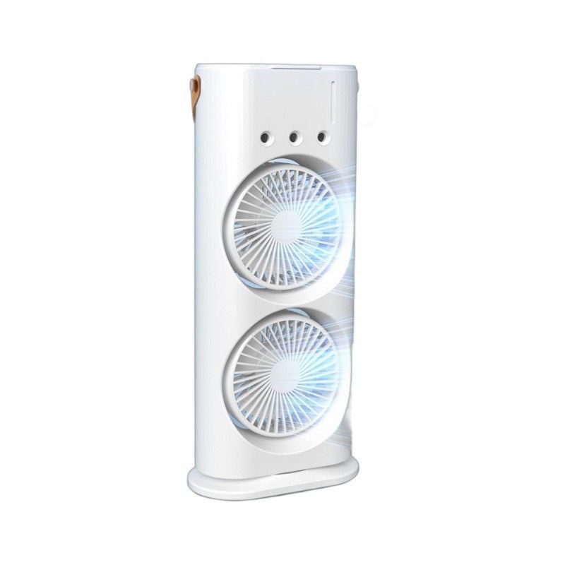 6 Vane rotativo USB linea di alimentazione ventilatore a doppio fine per ufficio a casa ricaricabile