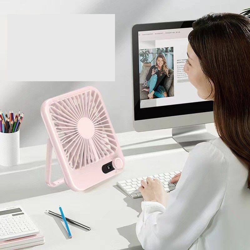 Mini ventilatore di raffreddamento portatile per ufficio casa richargeable piccolo tavolo pieghevole personale