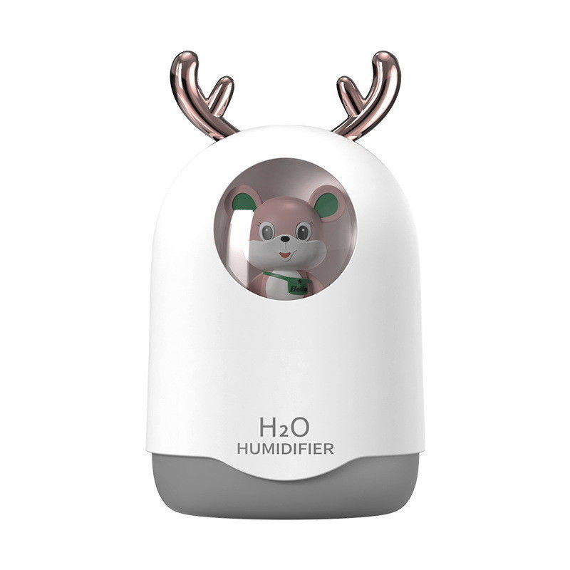 Apparecchio di condizionamento Cute Pet Bear Mini Umidificatore per stanza Capacità controllata da app 0.5L