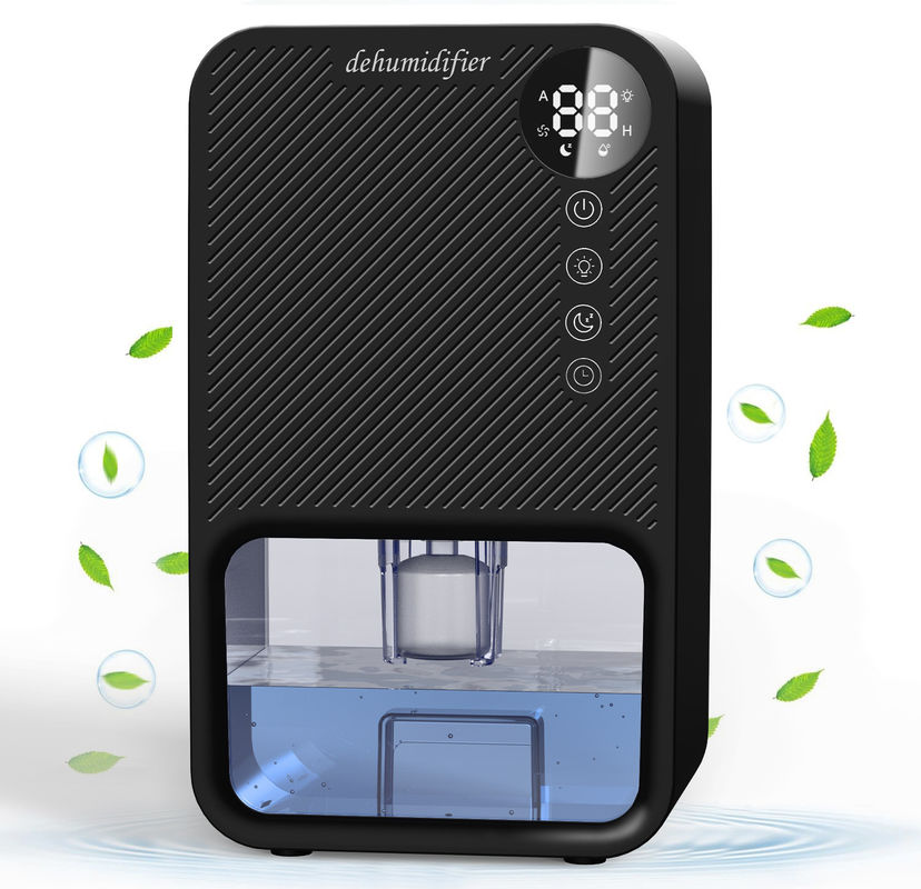Smart Mini Dehumidifier con serbatoio dell'acqua da 1100 ml e 7 luci colorate per la comodità domestica