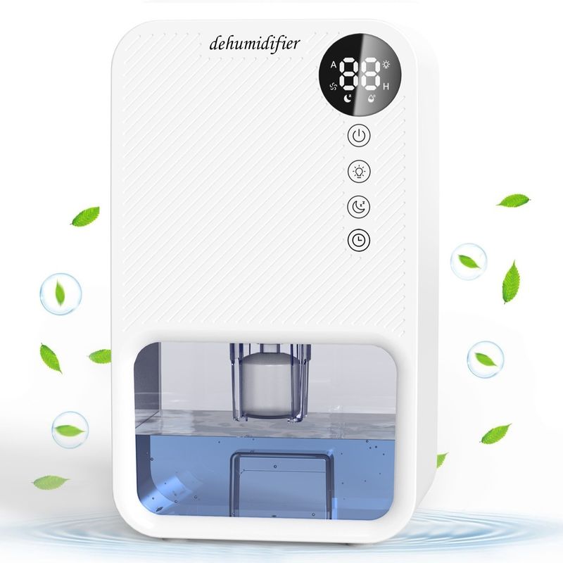 Mini deumidificatore d'aria elettrico portatile da 1100 ml per umidità da muffe