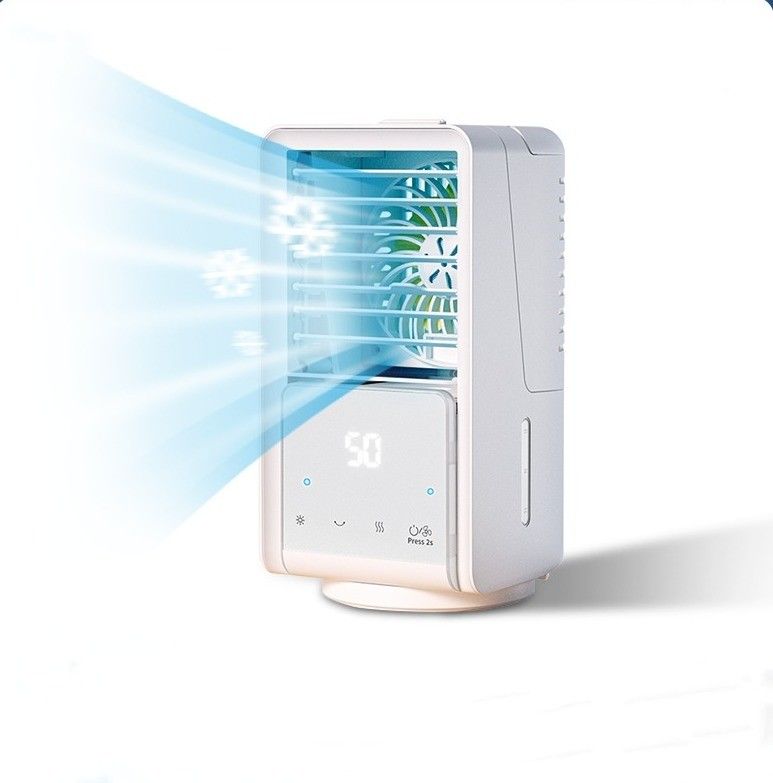 Stampa a schermo di seta Mini Personal Space Air Cooler con serbatoio d'acqua da 700 ml e alimentazione USB