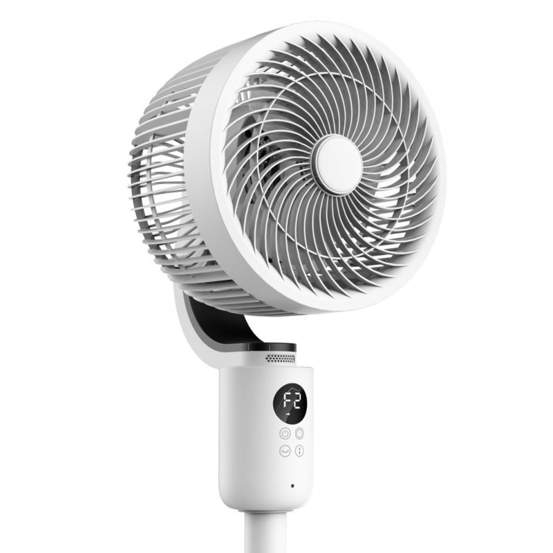 Classificazione di efficienza energetica di classe A Ventilatori elettrici con controllo vocale AI 40W di potenza