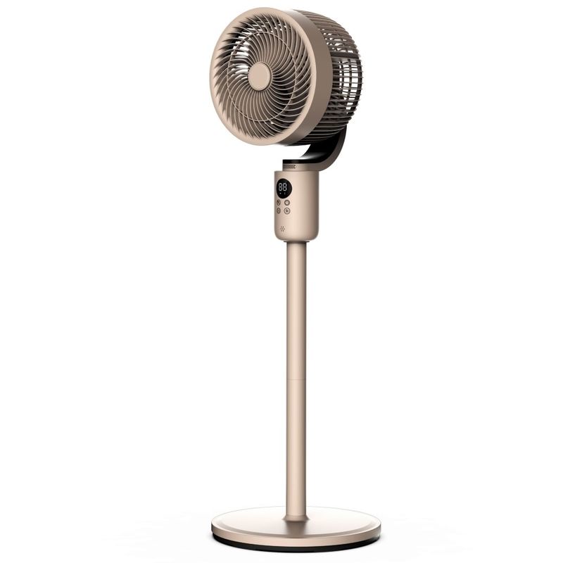Ventilatori elettrici di stand Ventilatore di raffreddamento dell'aria con controllo vocale AI Ventilatore di circolazione dell'aria vocale