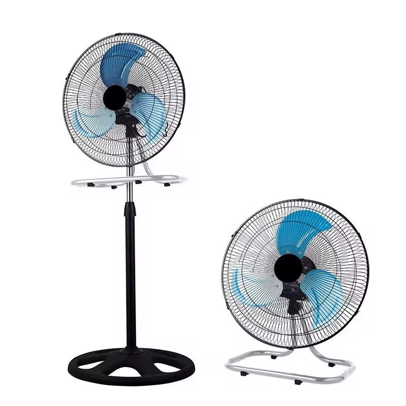 Ventilatore industriale da 18 pollici con piedistallo con pale metalliche e piedistallo 3 in 1 controllato da app