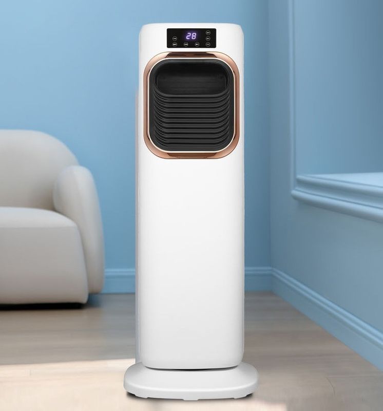 Household Vertical Dual Purpose Electric Fan Heater Air Cooler con telecomando 330*270*900mm