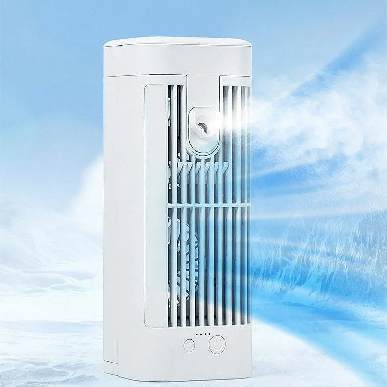 Ventilatori da tavolo alberghieri Ventilatore da tavolo Acqua di raffreddamento a spruzzo Climatizzatore con USB Mini Air Cooler