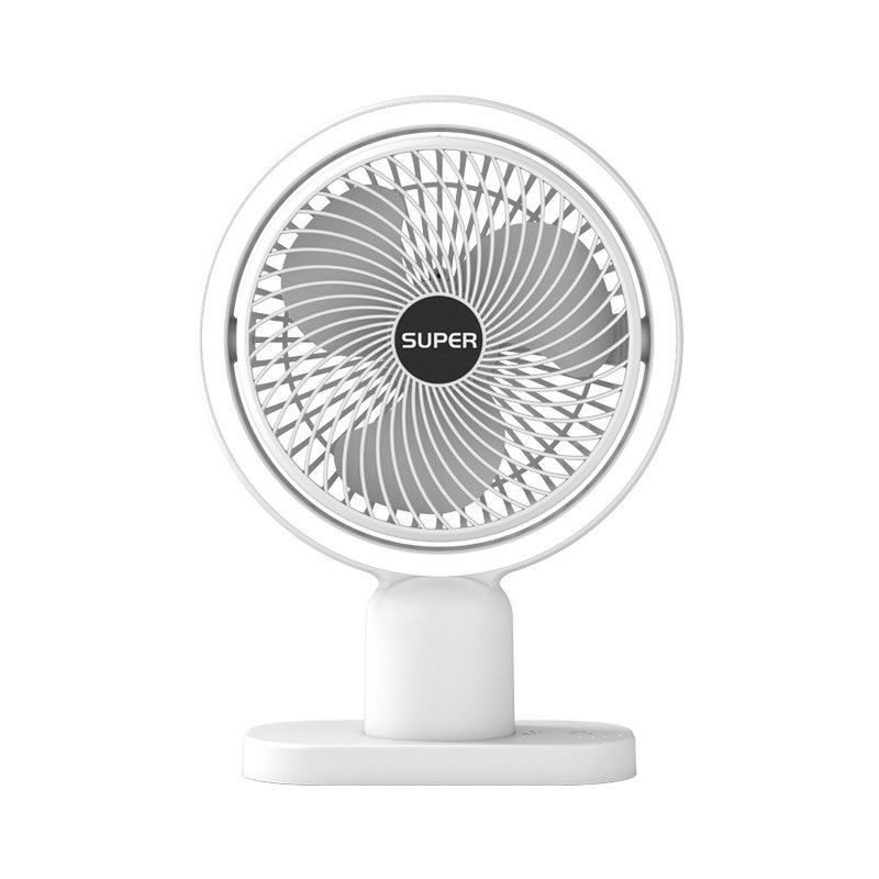 Ventilatore elettrico portatile da 6 pollici con rotazione USB e batteria ricaricabile