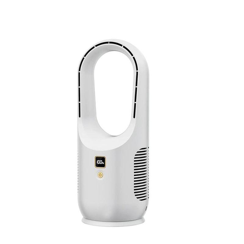 3H-6H Tempo di utilizzo Ventilatore da scrivania a batteria senza lame per raffreddamento a risparmio energetico